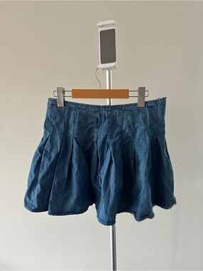 NOBO Denim Flare Skirt